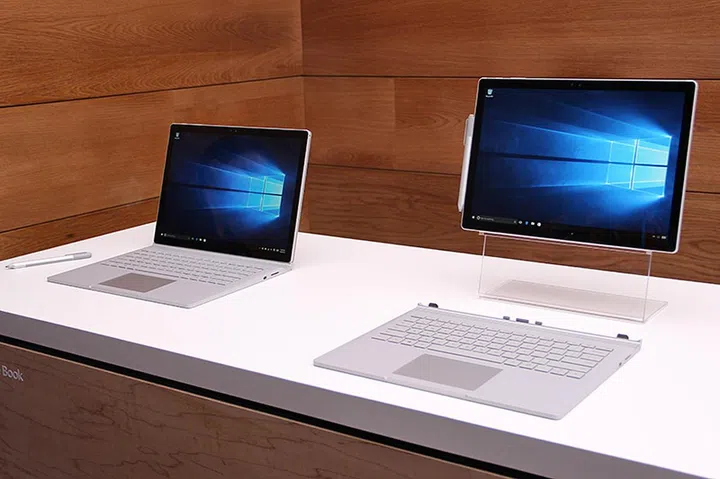 The Microsoft Surface Book.