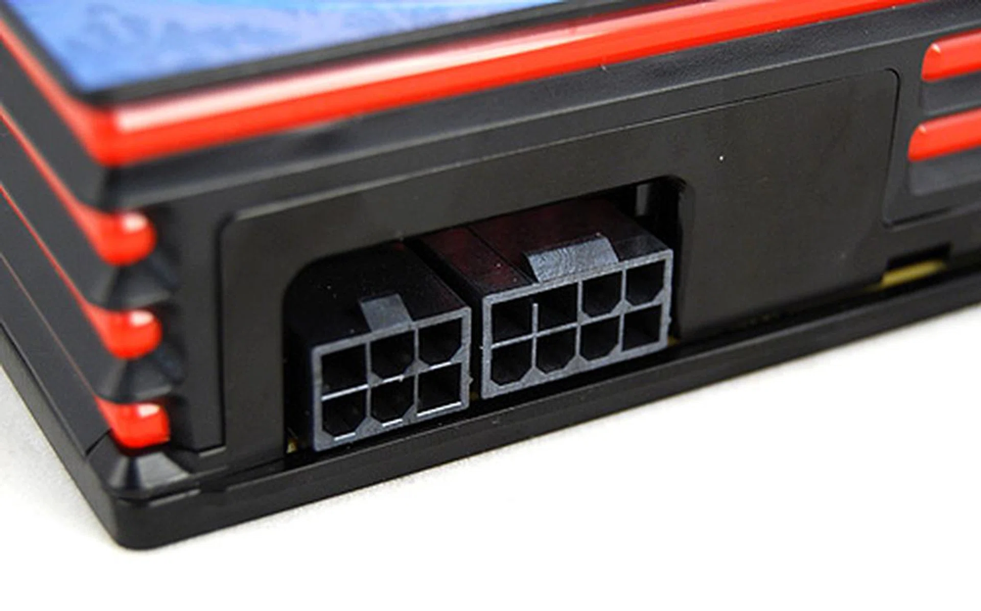 The two cards are similar in many ways, but the Radeon HD 6970 requires botha 6 and 8-pin PCIe power connector for power. AMD recommends a PSU rated for at least 600W for optimal operation.