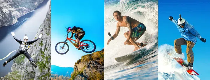 In the air, underwater, or through snow. The Insta360 One X will give you great stabilized video.