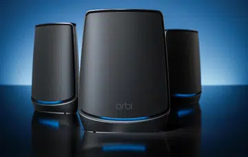 The Orbi RBK863SB mesh networking system. (Image source: Netgear)
