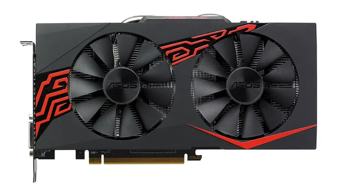 The ASUS Expedition Radeon RX 570 4GB (OC edition). (Image source: ASUS)