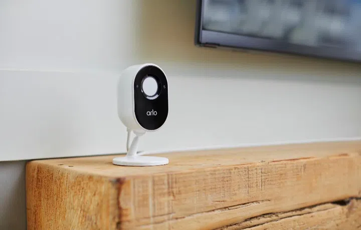 Close the privacy shield to stop video and audio recording. Image courtesy of Arlo. 