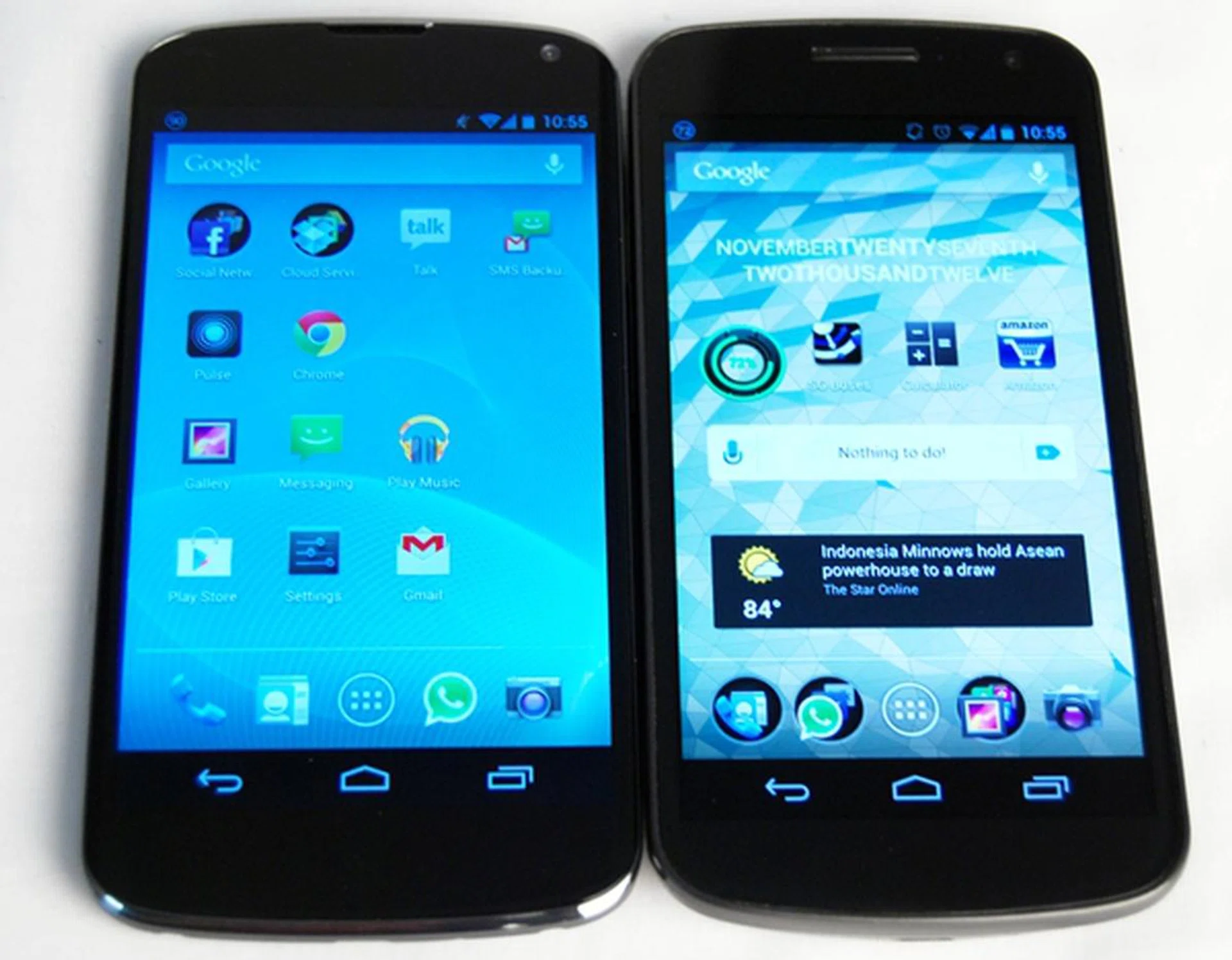Can you identify which device is the LG Nexus 4?