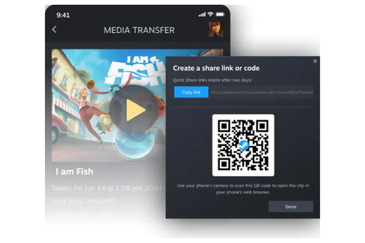You can export the clips through MP4 as well. Image: Steam