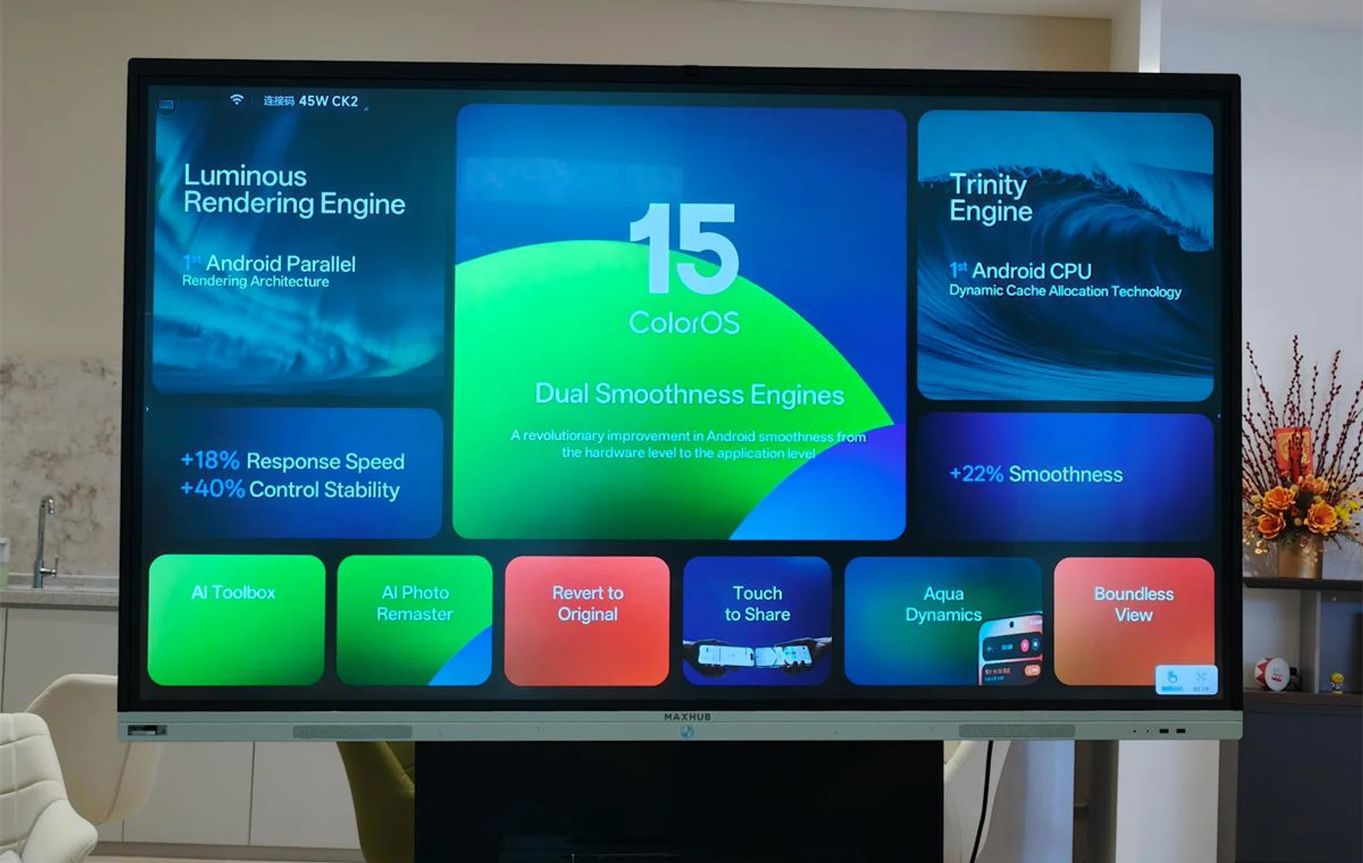 OPPO summarises everything you need to know about ColorOS 15. Photo: HWZ.