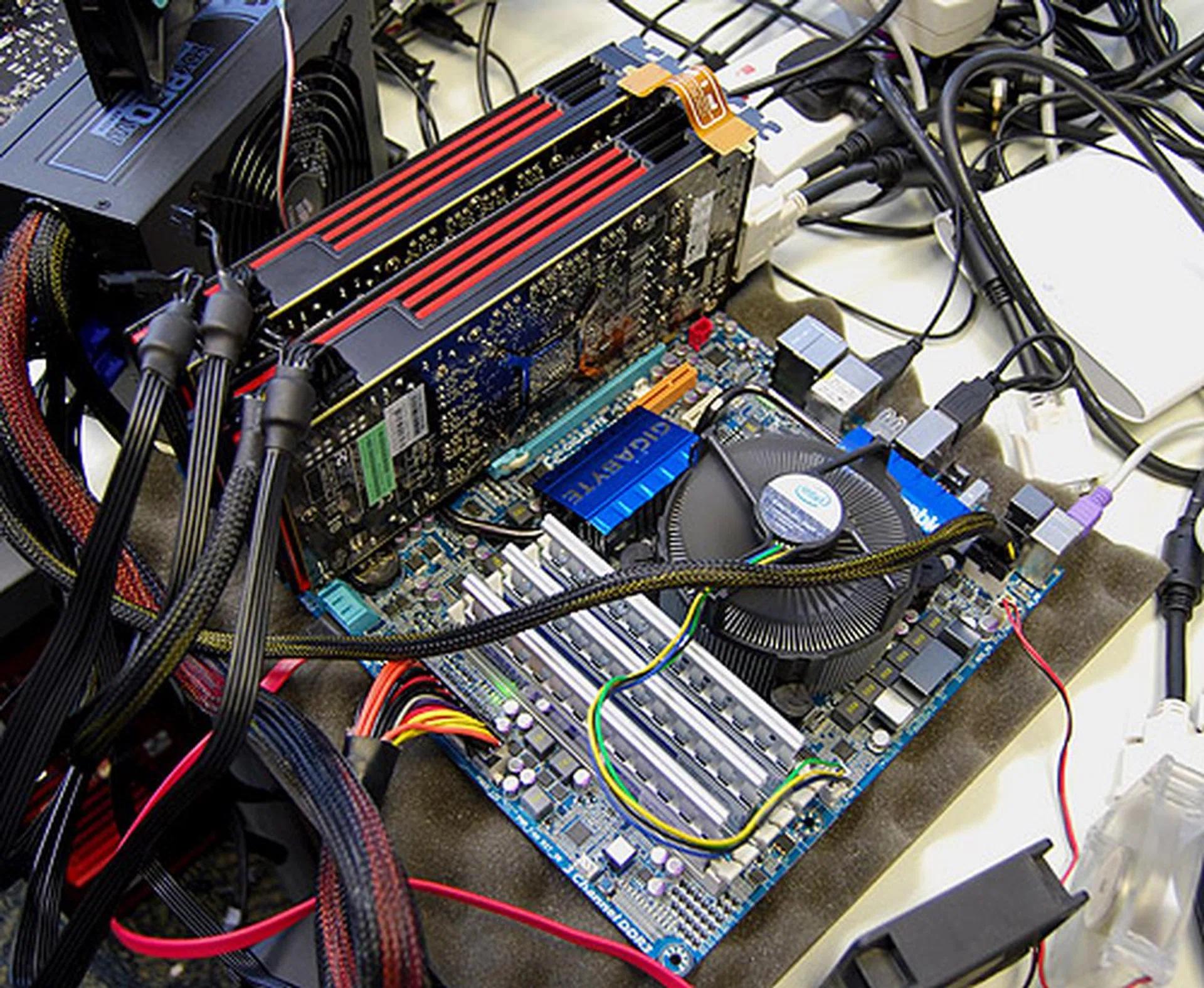 The new Radeon HD 6800 series cards are only capable of 2-way CrossFireX so this is as good as it gets.