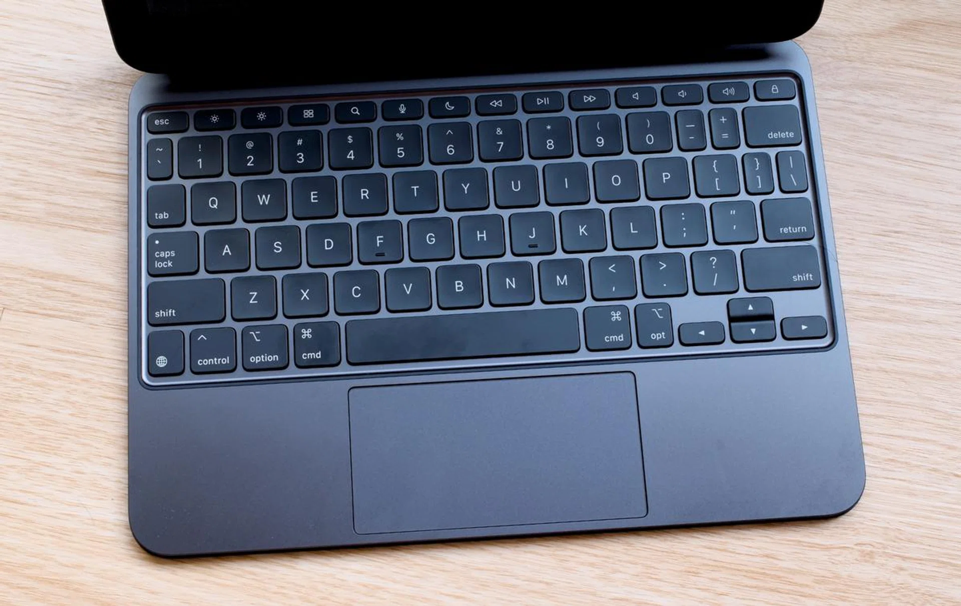 The Magic Keyboard remains staggeringly expensive, but at least it now has an aluminium palm rest and is still very nice to type on.