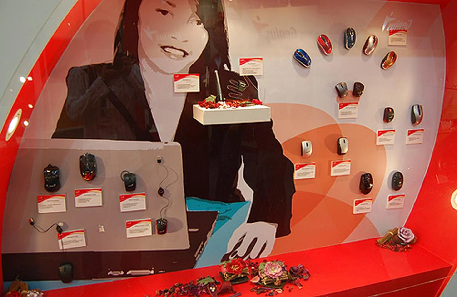 Popular for their inexpensive mouse, there was also a huge selection of computer mice.