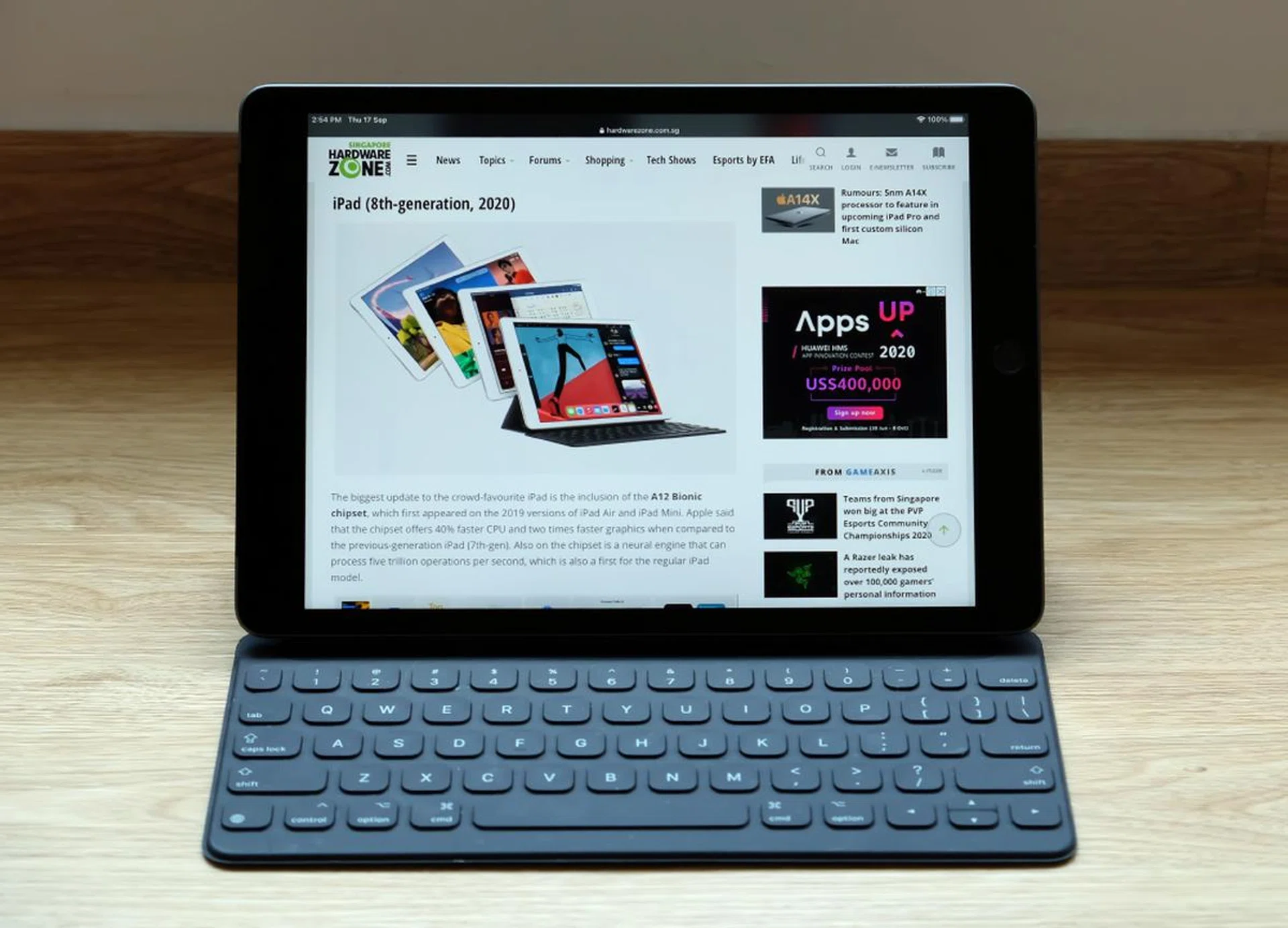 The large bezels make it look dated.