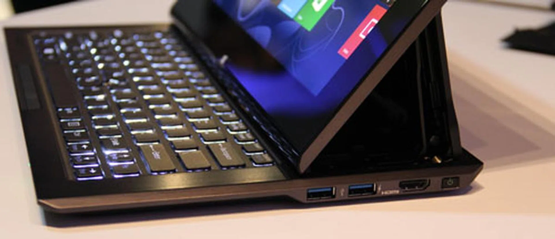 While on the right, you've got two USB 3.0 ports and an HDMI port.