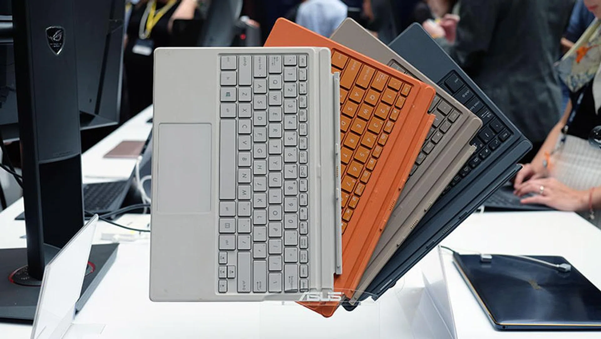 The Transformer Cover keyboard is available in quite a variety of colors.
