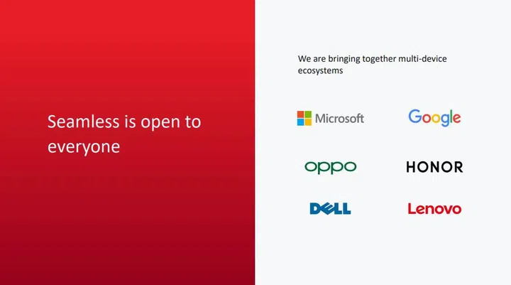 Current partners using Snapdragon Seamless.