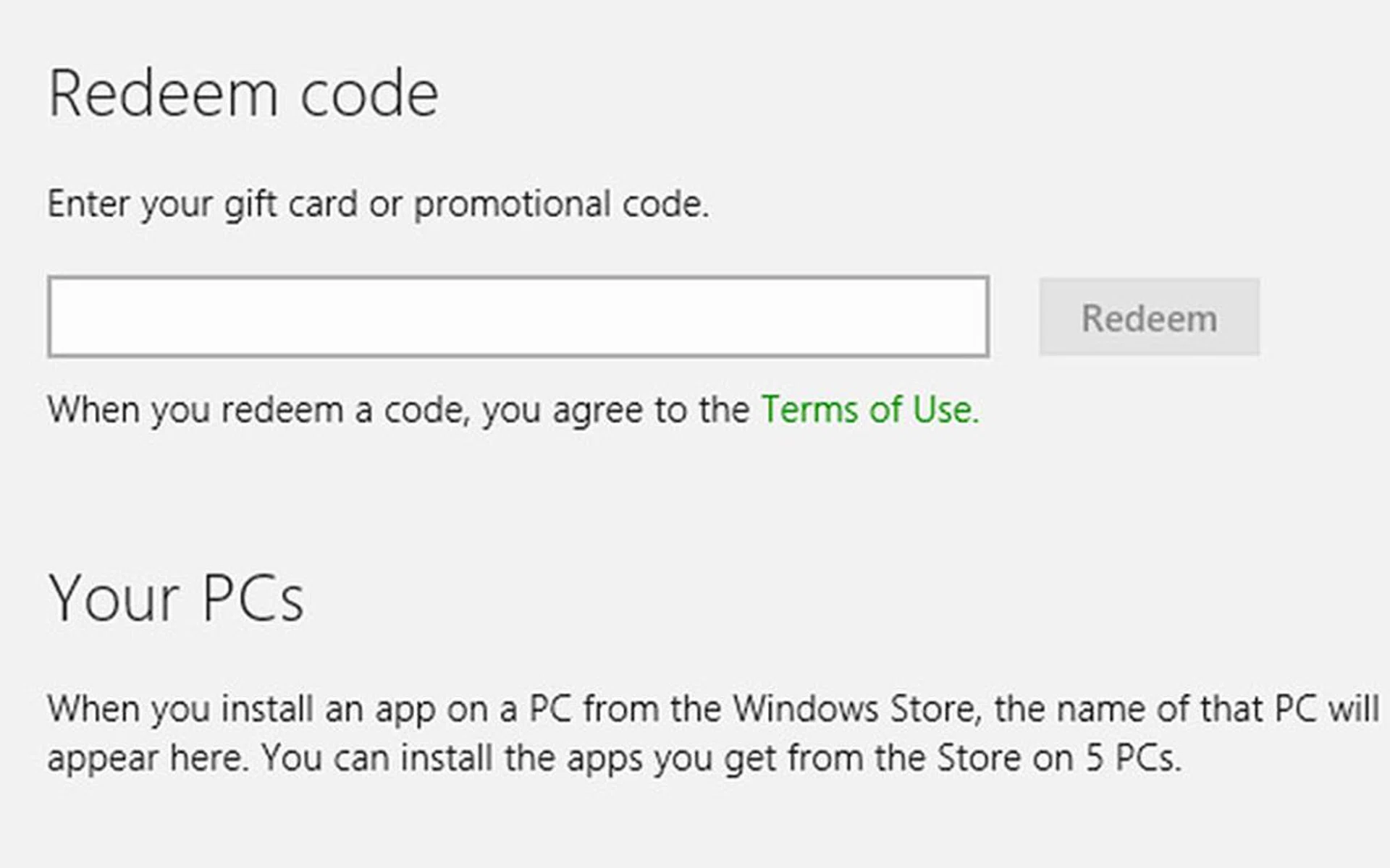 Gift cards enable more users to buy apps; this is especially useful for those who don't have easy access to credit cards.