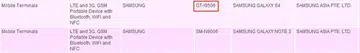 The Samsung Galaxy S4 LTE-Advanced model is listed above the upcoming Galaxy Note 3 device in IDA's website. <br> Image source: IDA