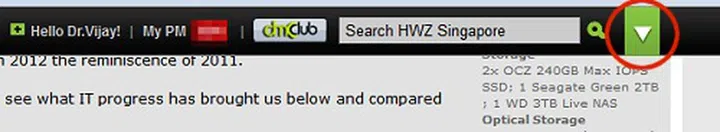 A "Bring to Top" navigation arrow appears when scrolling on a long page for convenience purposes.