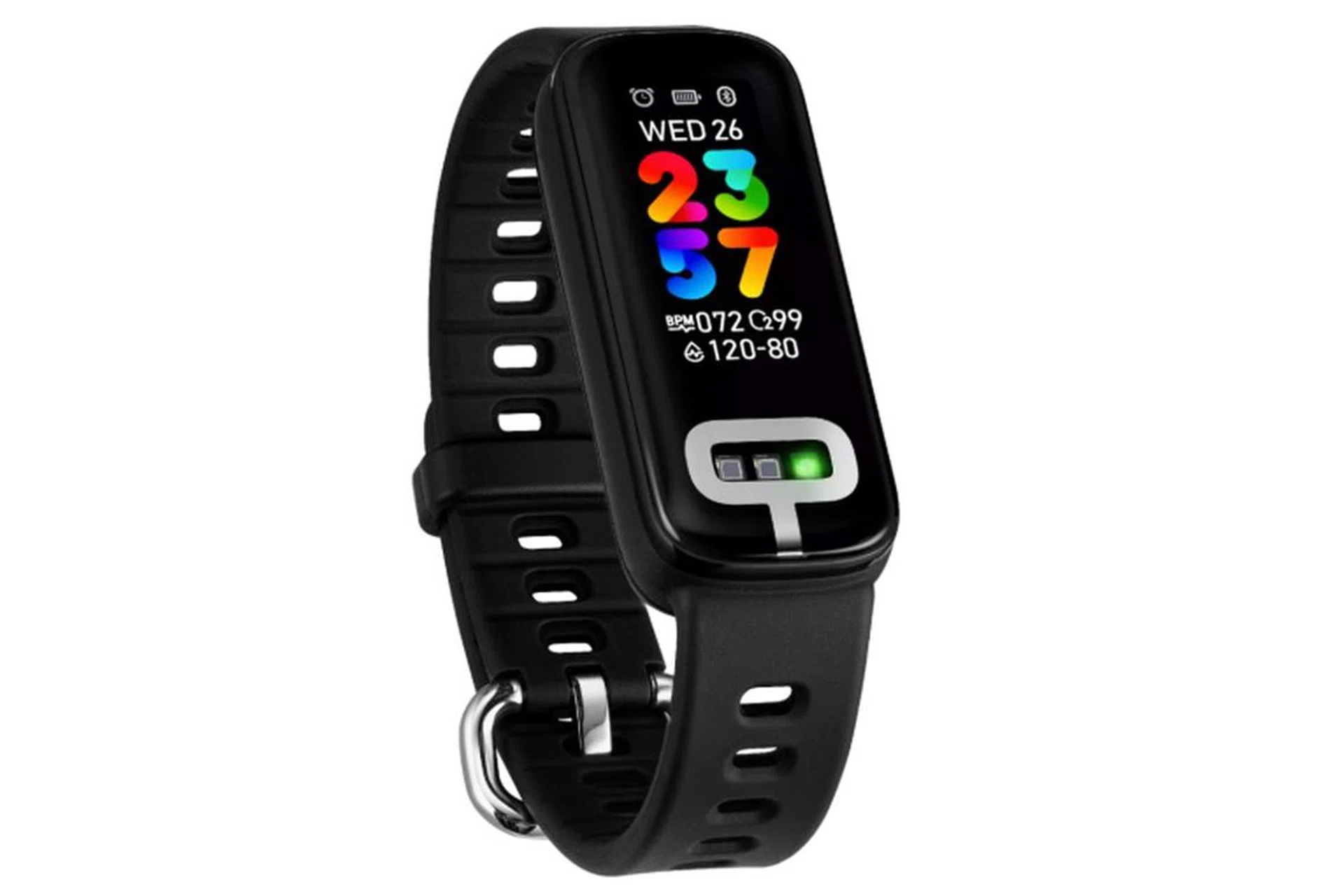 ASUS claims its VivoWatch 6 Aero is the world's first smart band that  measures blood pressure and ECG via a fingertip. Photo: ASUS