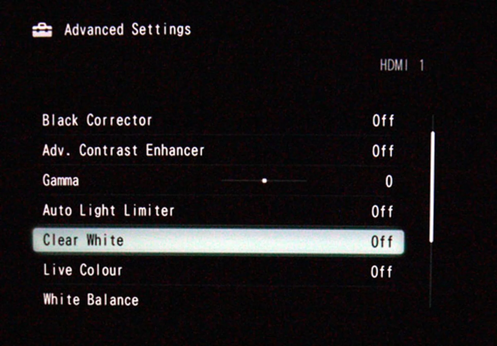 Although Sony has a strange way of separating their presets between the Picture and System settings, it's good to know they've at least consolidated their image enhancements under the TV's Advanced Settings for TV connoisseurs to tweak.