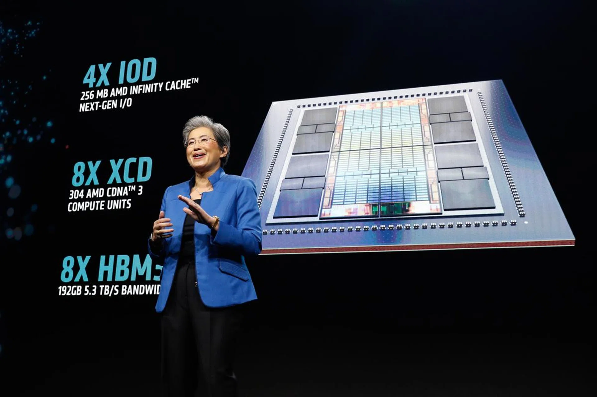 Dr Lisa Su says AI is "absolutely the number one" priority at AMD. Photo Credit: AMD