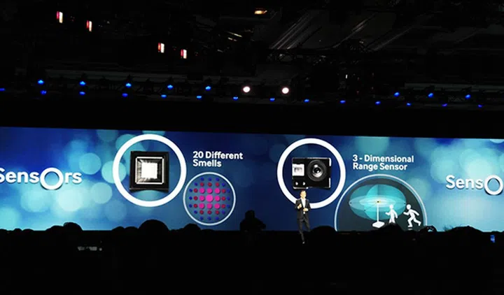 Samsung has been developing new smell and 3D range sensors to be used in IoT devices. (Image source: Samsung)