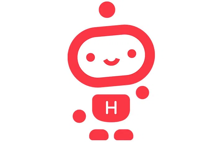Hugo - the mascot and logo of the 'wealthcare' app.