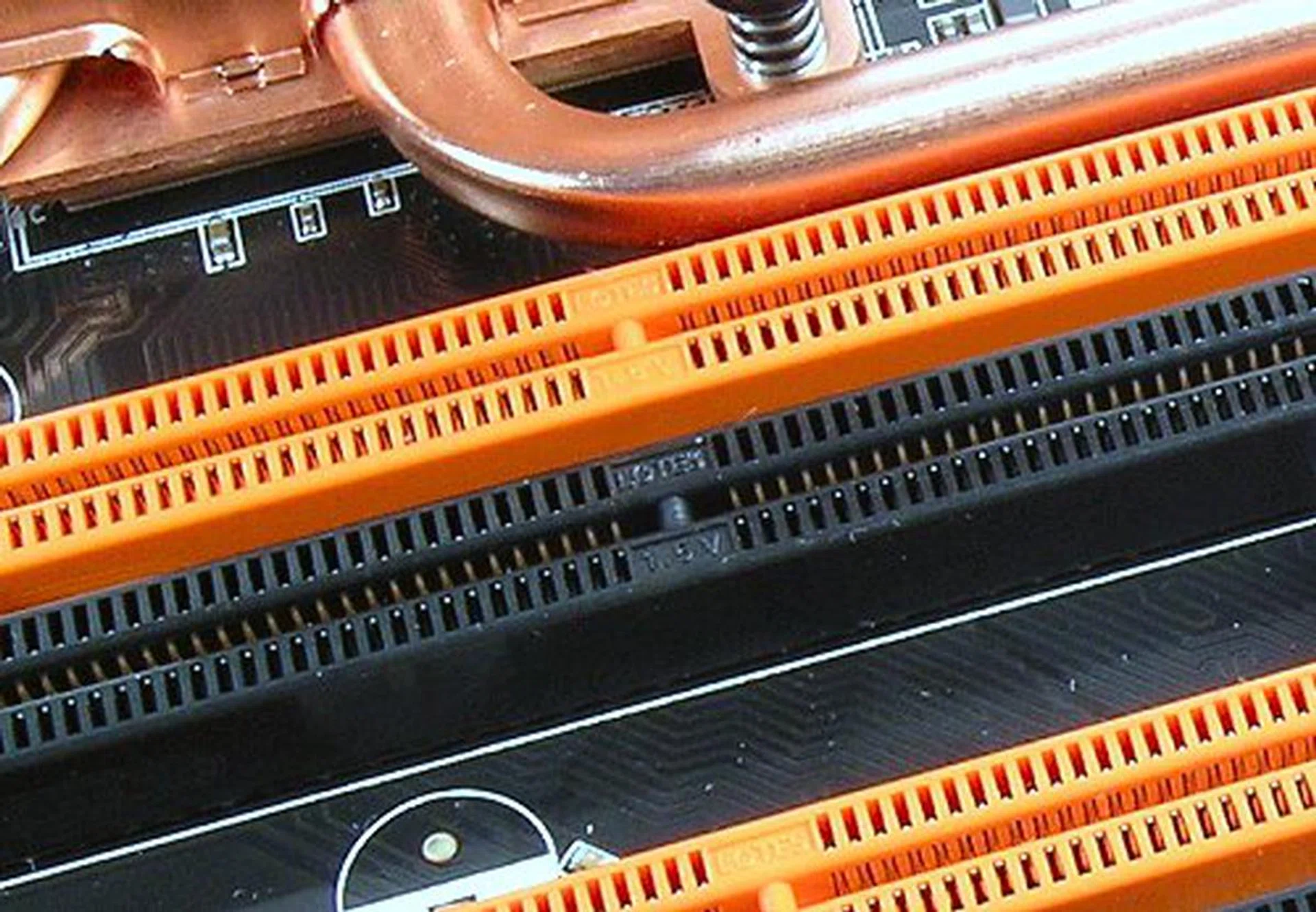 DDR3 DIMM slots not only have different notches, but you will also be able to see the 1.5V marker on the slots as well, compared to 1.8V for DDR2.
