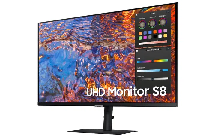 The High-Resolution Monitor S8 is designed for content creators. Image source: Samsung. 
