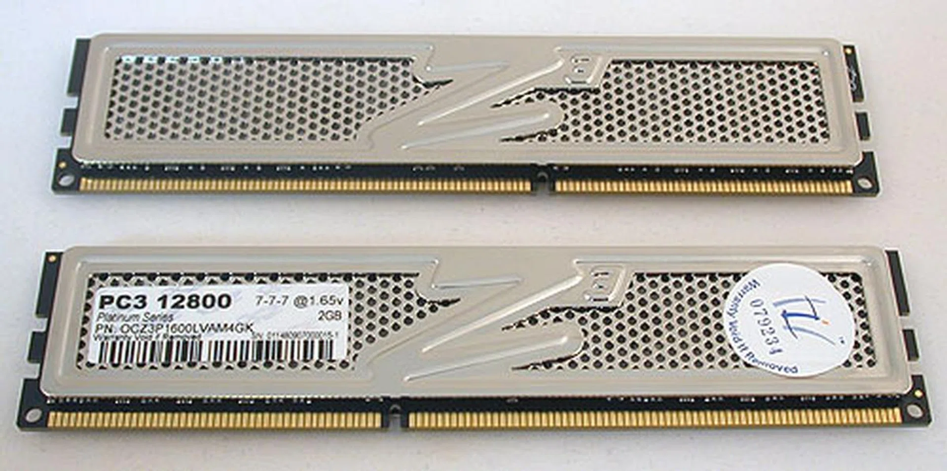 OCZ's Platinum series of DDR3 memory.