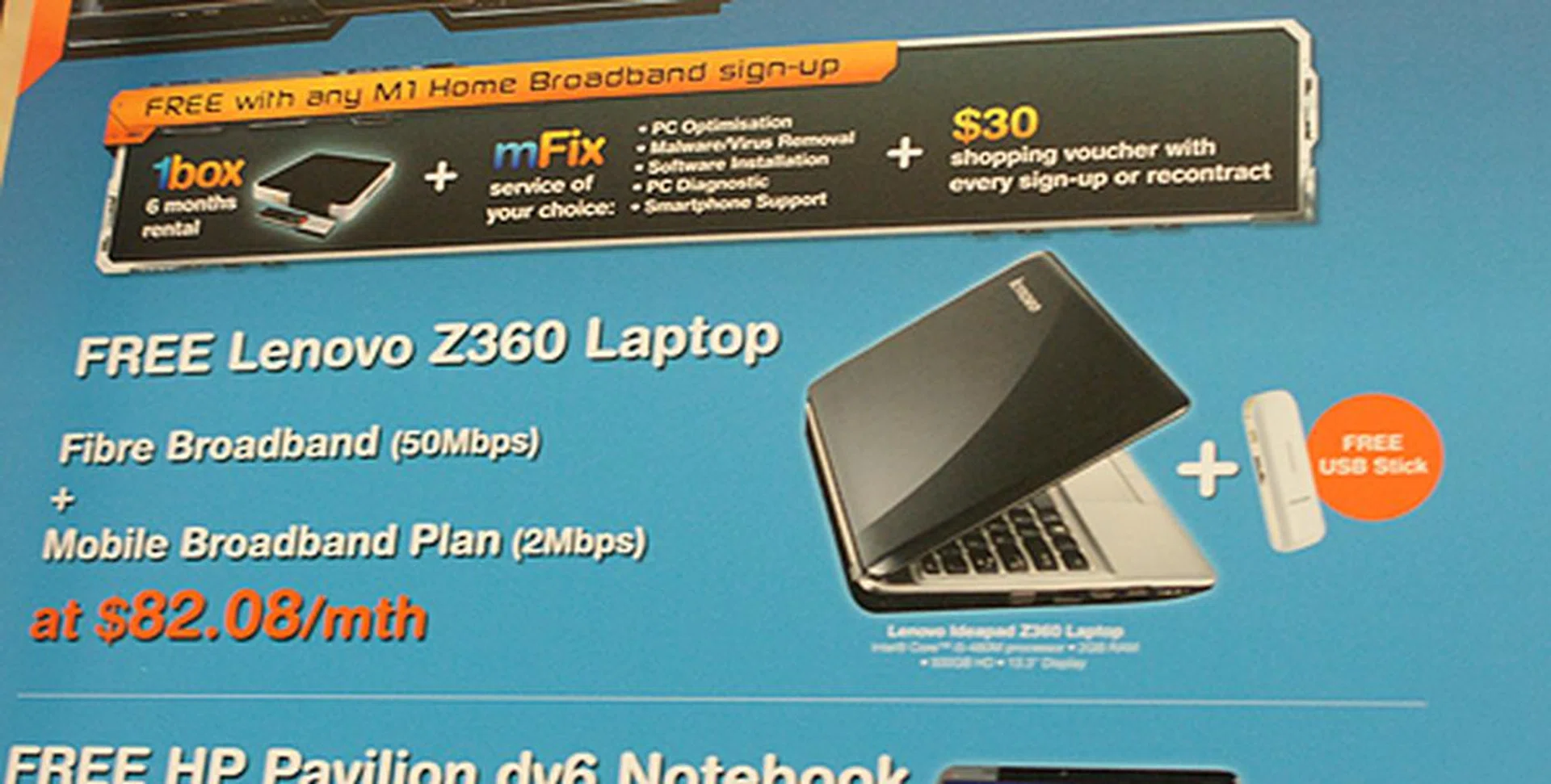 Get a notebook along with your mobile and home fiber broadband plan.