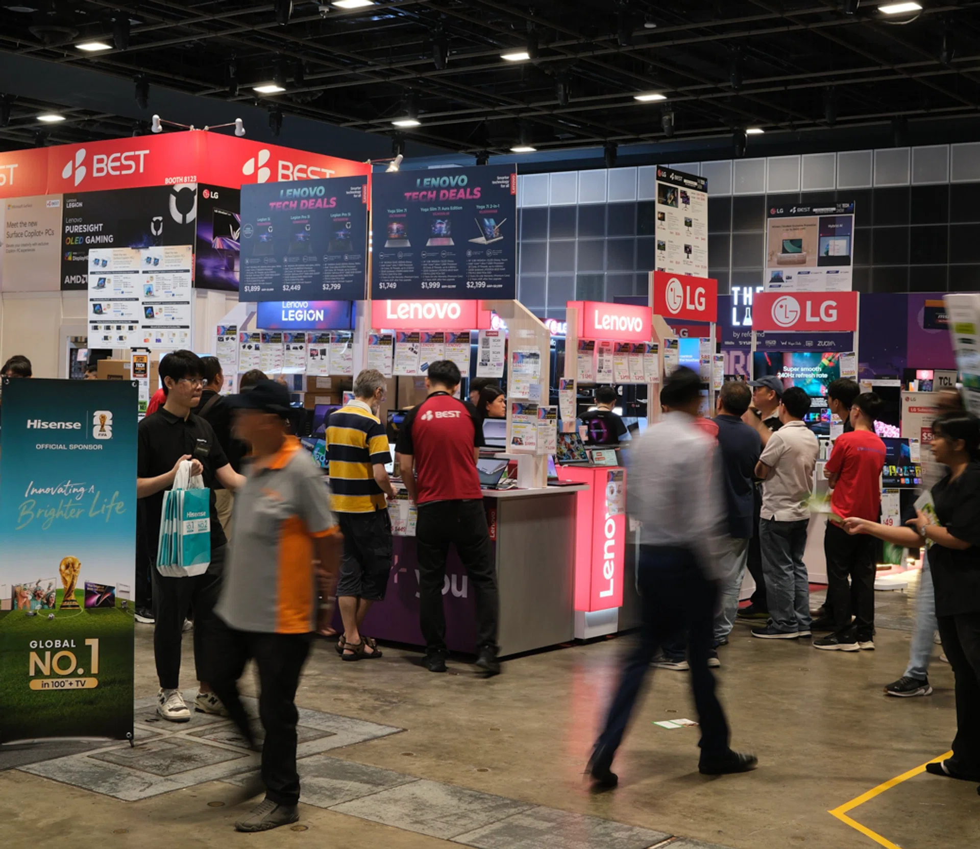 Tech Show 2025 show floor Suntec Convention Centre