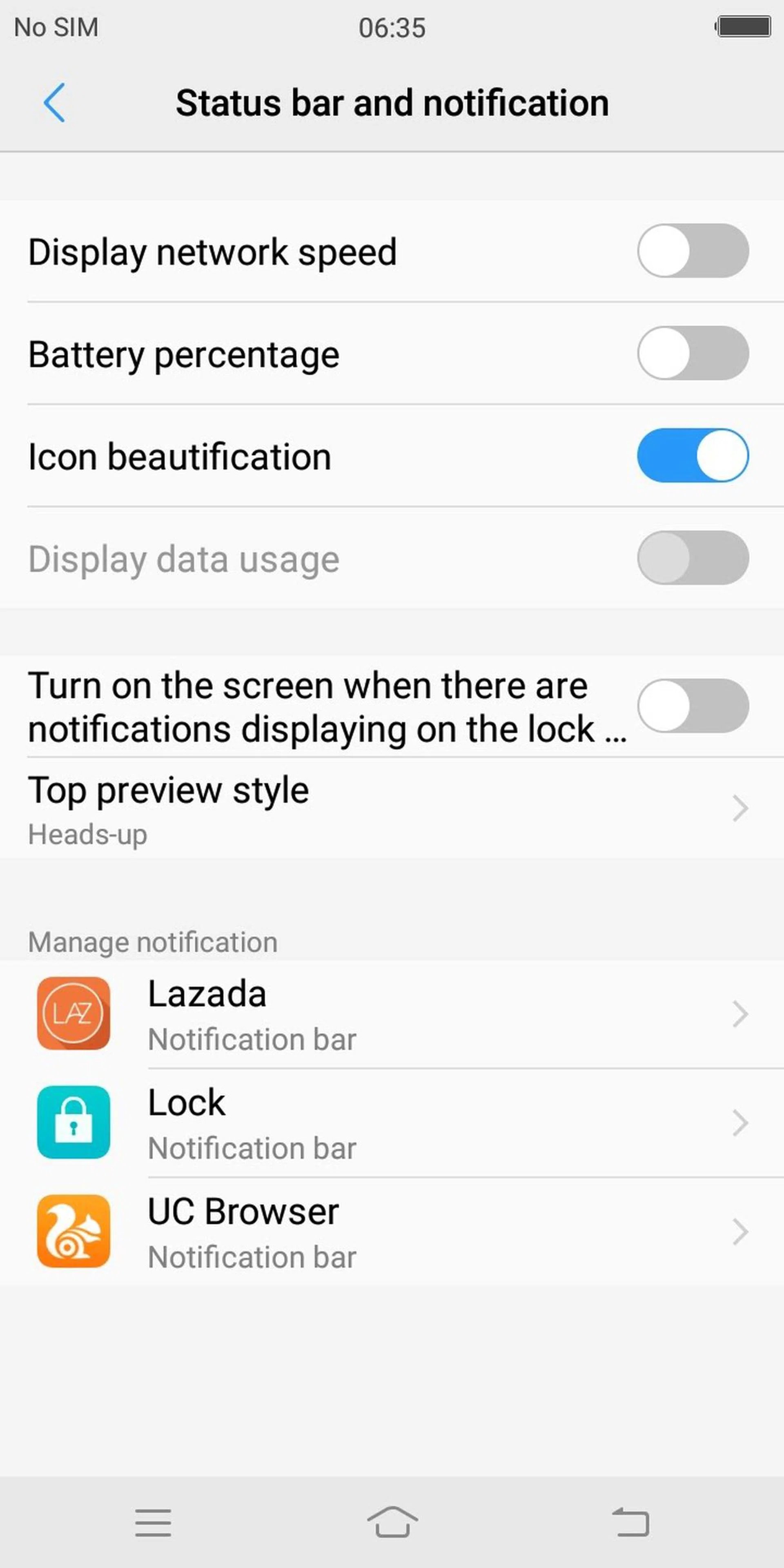 On the lock screen? Or the lock screen at start up? Or...