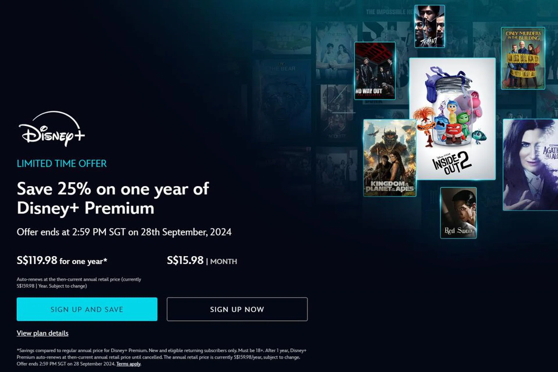 Disney+ embarks on its password-sharing crackdown with a paid "Extra Member" plan. Image: Disney+.