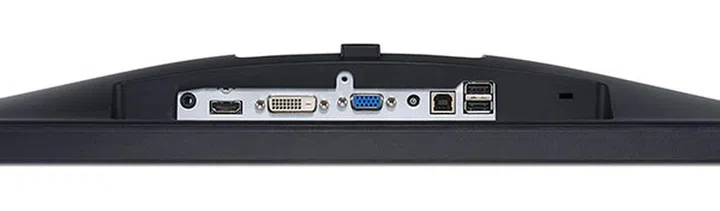 The flagship S2740L has the most connectivity options: VGA, 2 x USB, DVI-D (with HDCP), as well as HDMI.