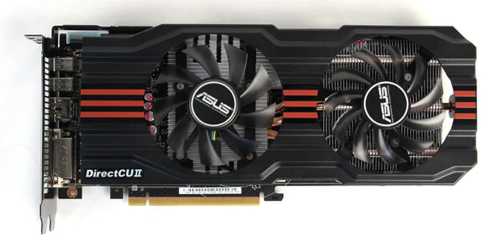 ASUS's top-end Radeon HD 7870 graphics card uses the popular DirectCU II cooling system.
