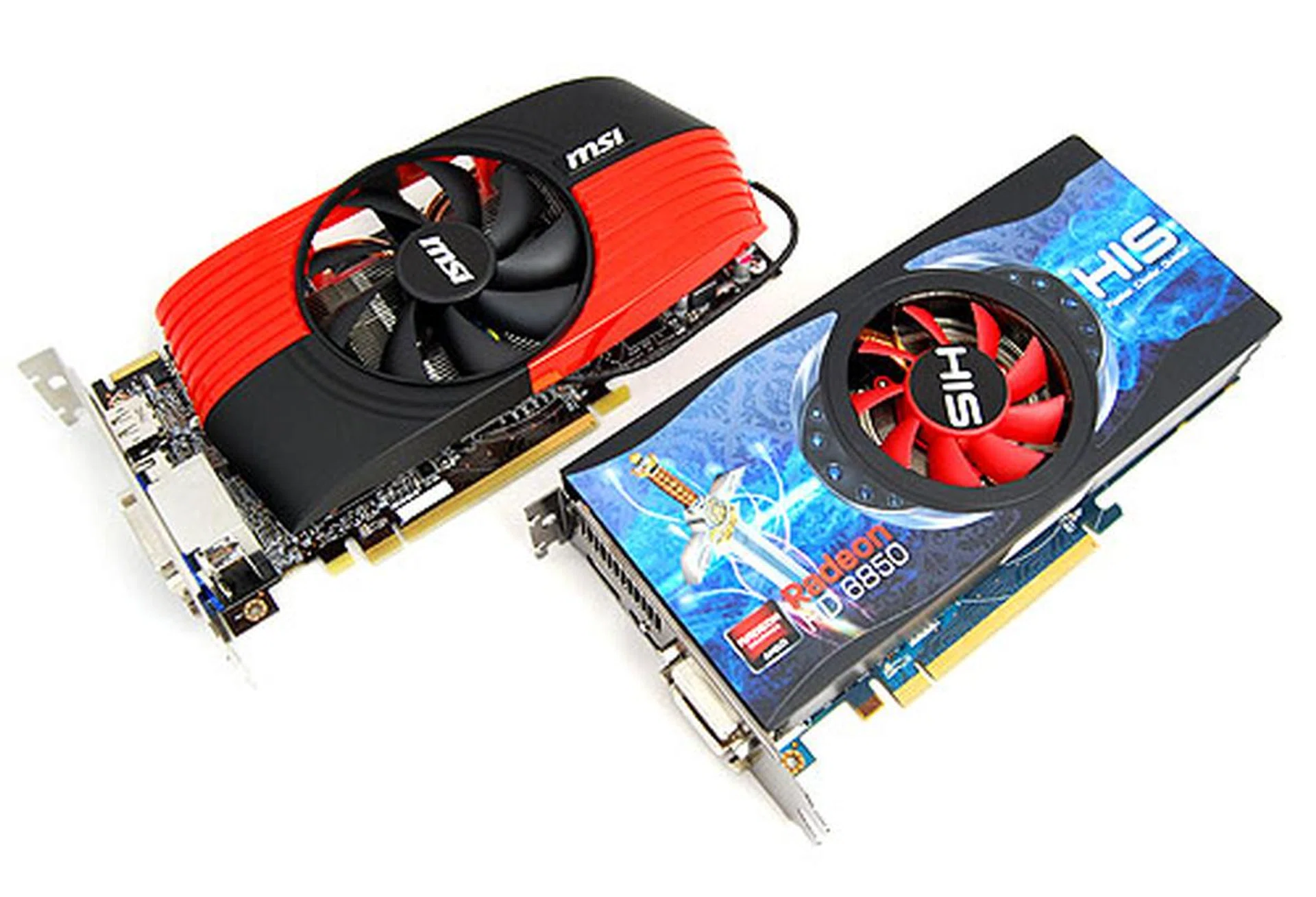 Not as quick as two Radeon HD 6870 cards, but a potent combination nonetheless.