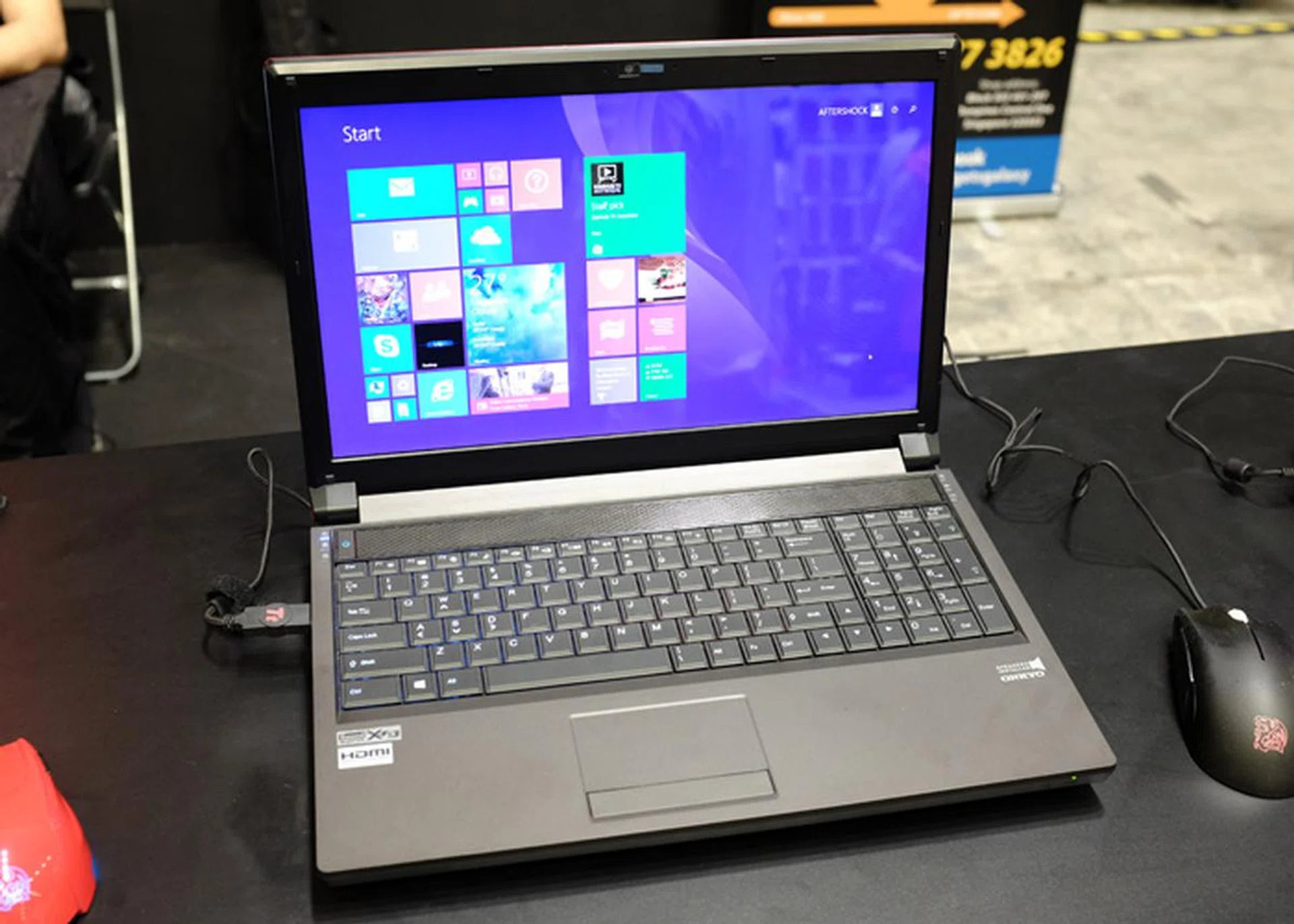 The Aftershock X15S-V2 boasts of a 15.6-inch Full HD display, 4th generation Intel Core i7-4710MQ processor, NVIDIA GeForce GTX 870M GPU, 8GB RAM, and 1TB hybrid SSD storage. The usual price for this gaming monster is $2,566, but it can be had at Comex for a special price of $2,279.