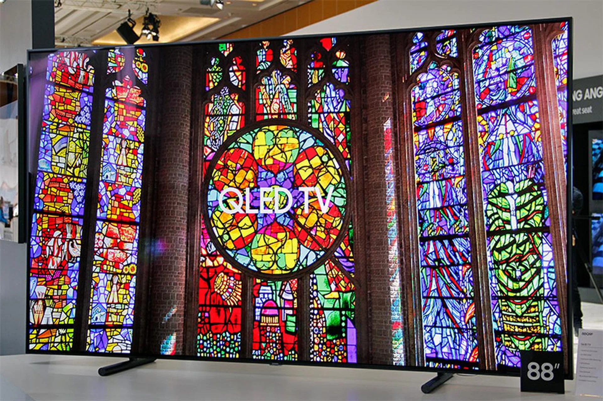 Samsung makes an 88-inch Q9F QLED TV, but this model isn't available here.