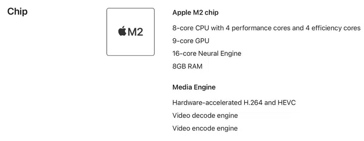 The tech specs page of Apple Singapore's website has been updated.