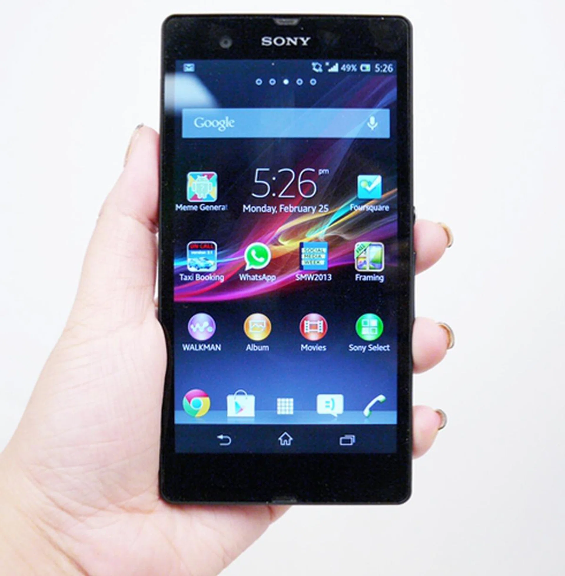 Welcoming Sony Mobile's quad-core, 5-inch contender.
