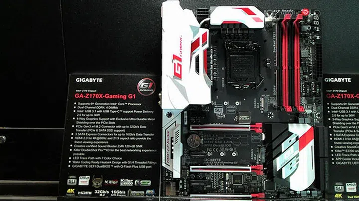 Gigabyte GA-Z170X Gaming G1. (Image Source: WCCFTech)