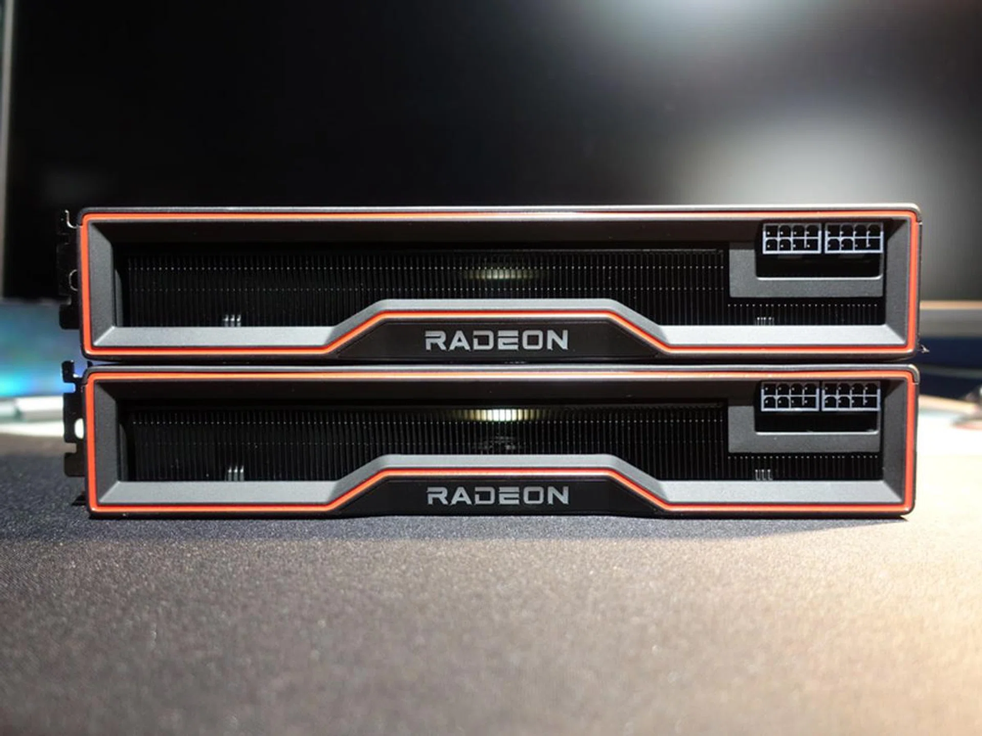 Superficially, there's no difference between the RX 6900 XT and the RX 6800 XT cards.