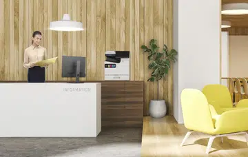 By taking a C-shaped print route, the printer has a smaller footprint. Image source: Epson. 