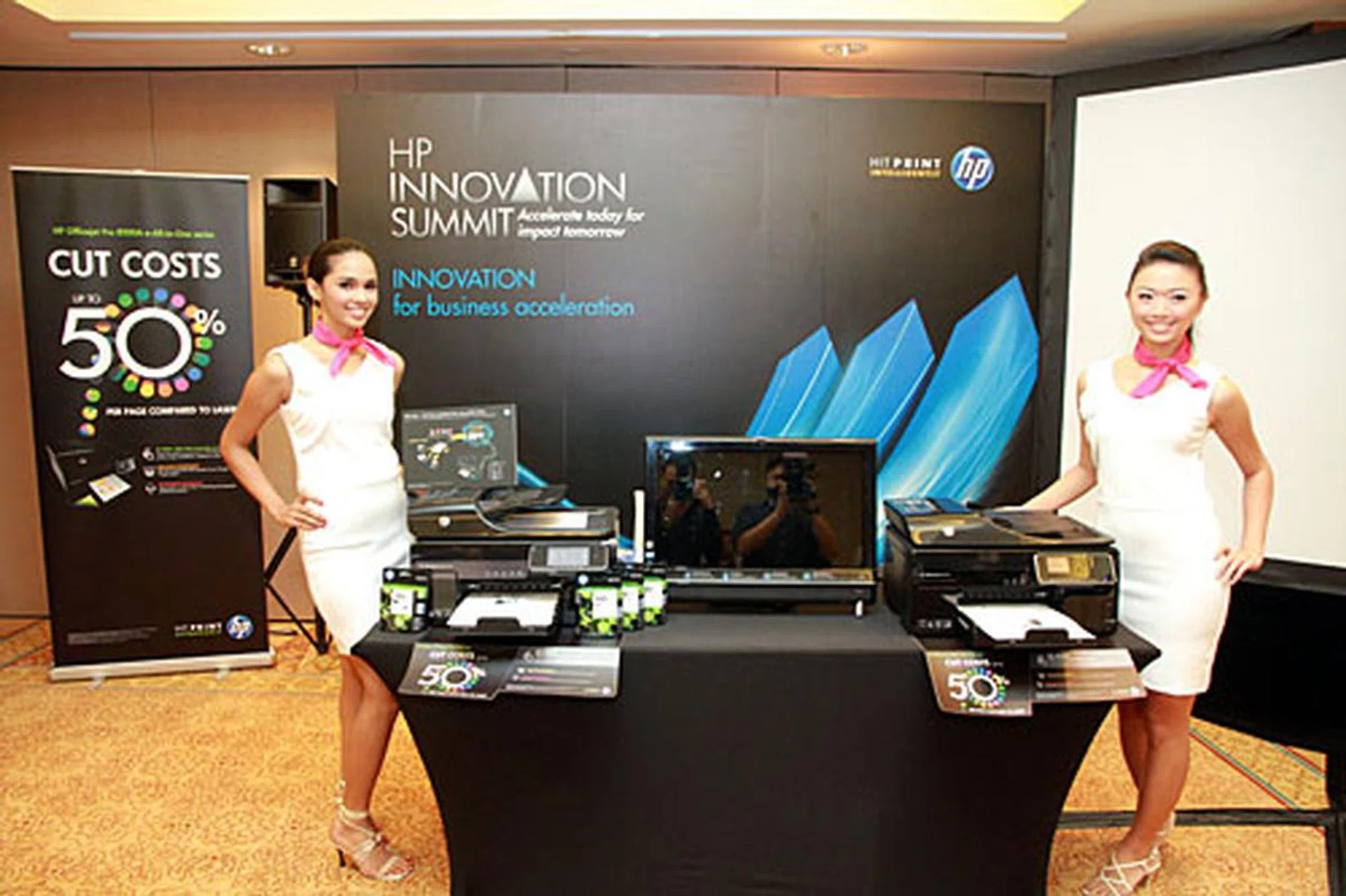 Just a few of the many ePrint capable printers on show. Read on for more details of the printers on the following pages.