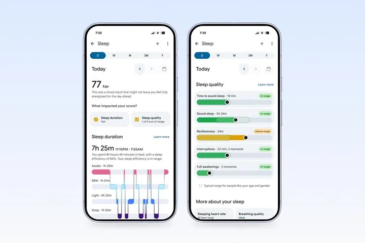 Google Health Premium’s detailed sleep insights