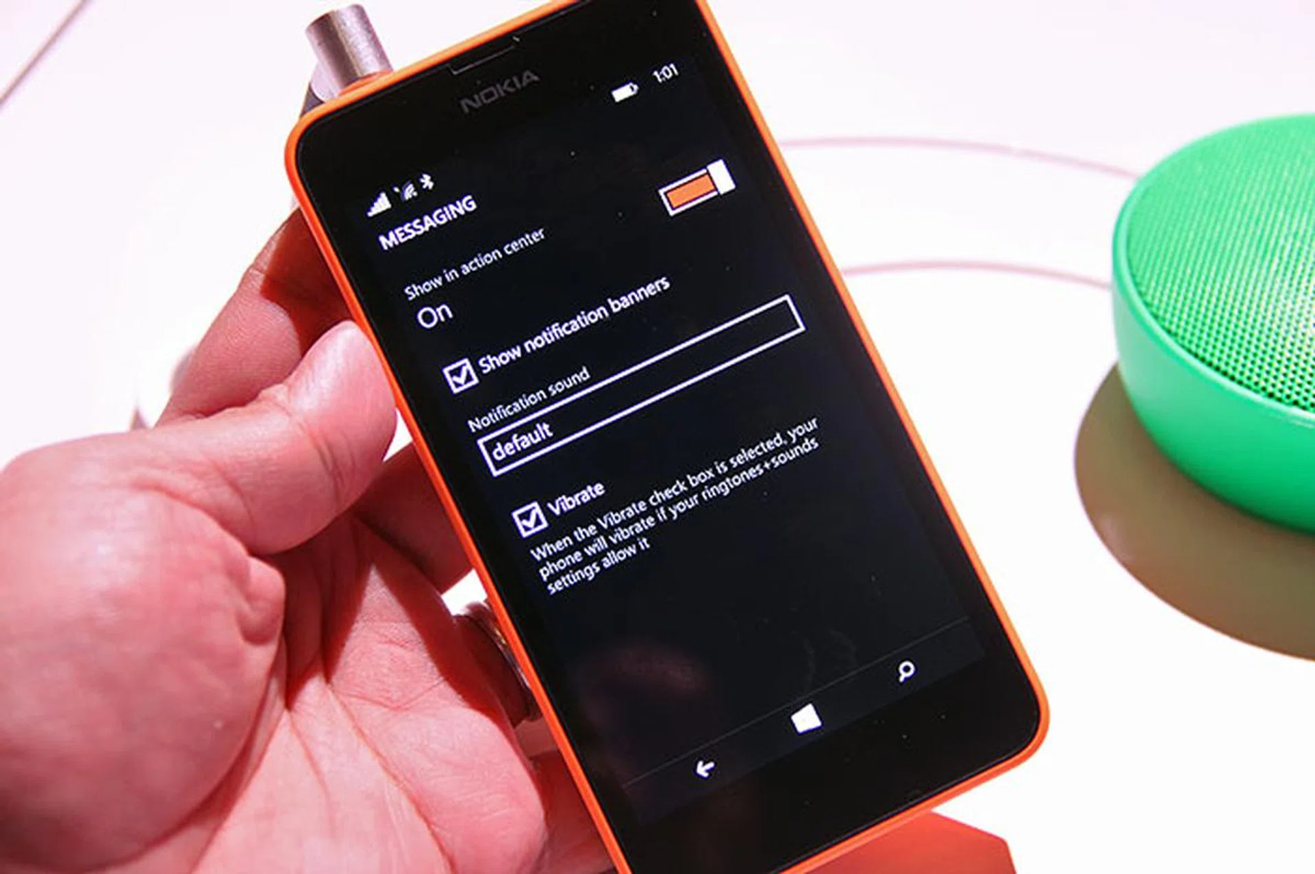 You can decide if an app's notifications show up in Action Center, select a notification sound, and more.