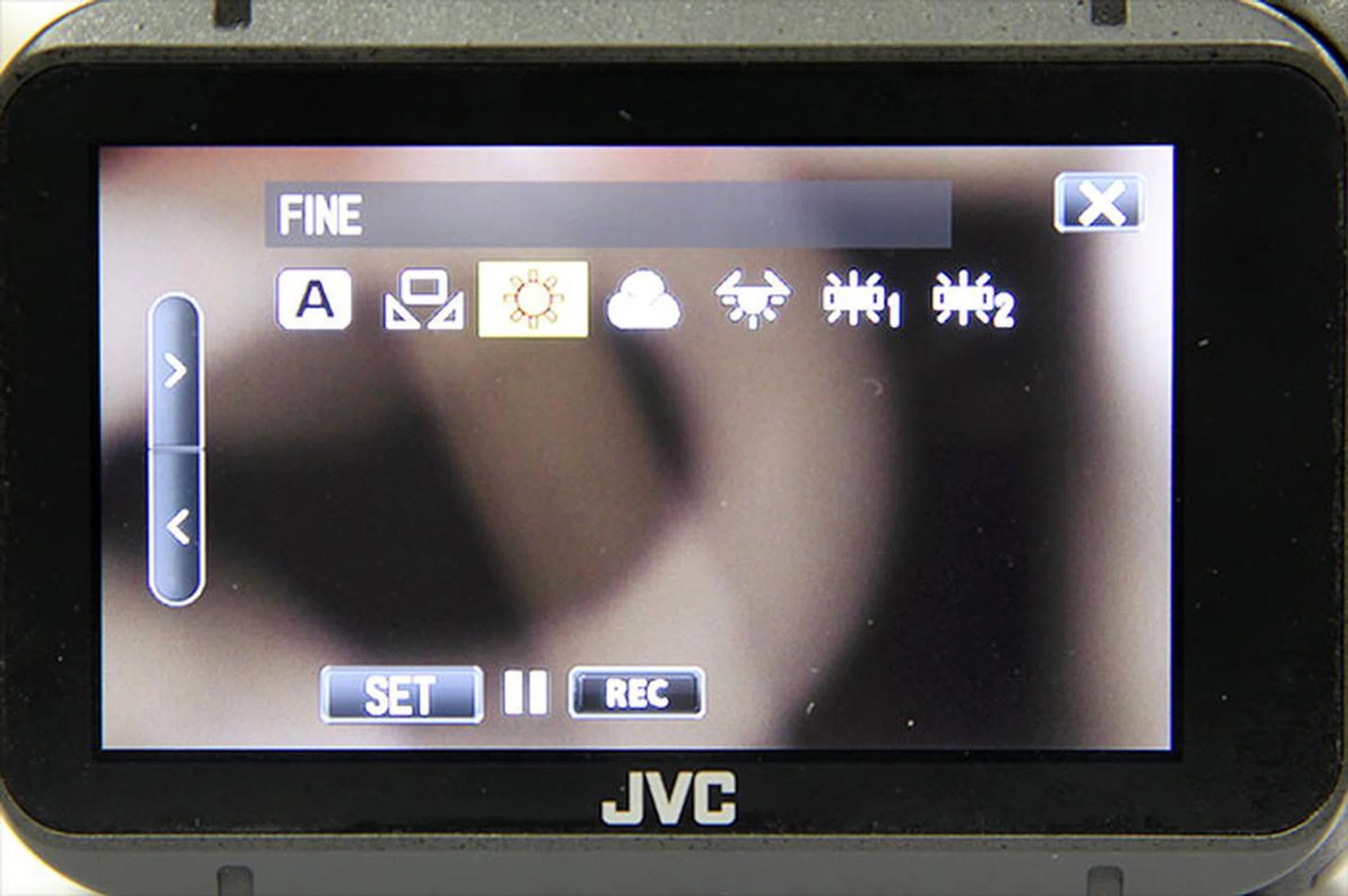 Confirming a setting will also bring you back to the main shooting screen. Inconsistencies are spotted in some places: e.g., in the white balance settings page, there's no way to go back to the previous menu.
