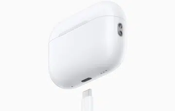 The updated AirPods Pro (2nd generation) with USB-C charging.