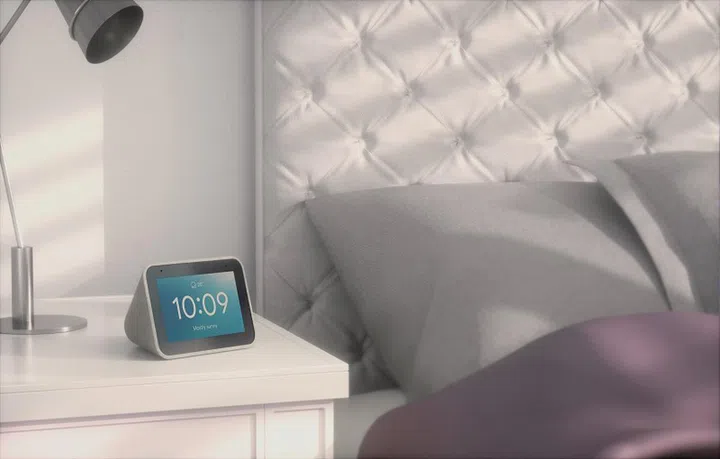 Lenovo Smart Clock in bedroom (Image source: Lenovo)