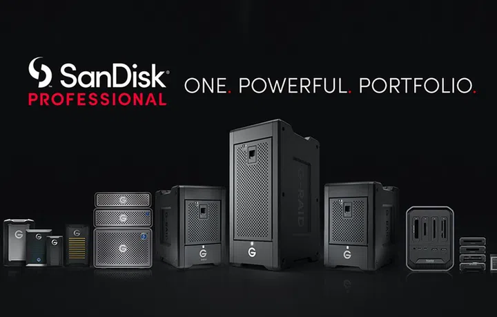SanDisk Professional, a new product line by Western Digital.