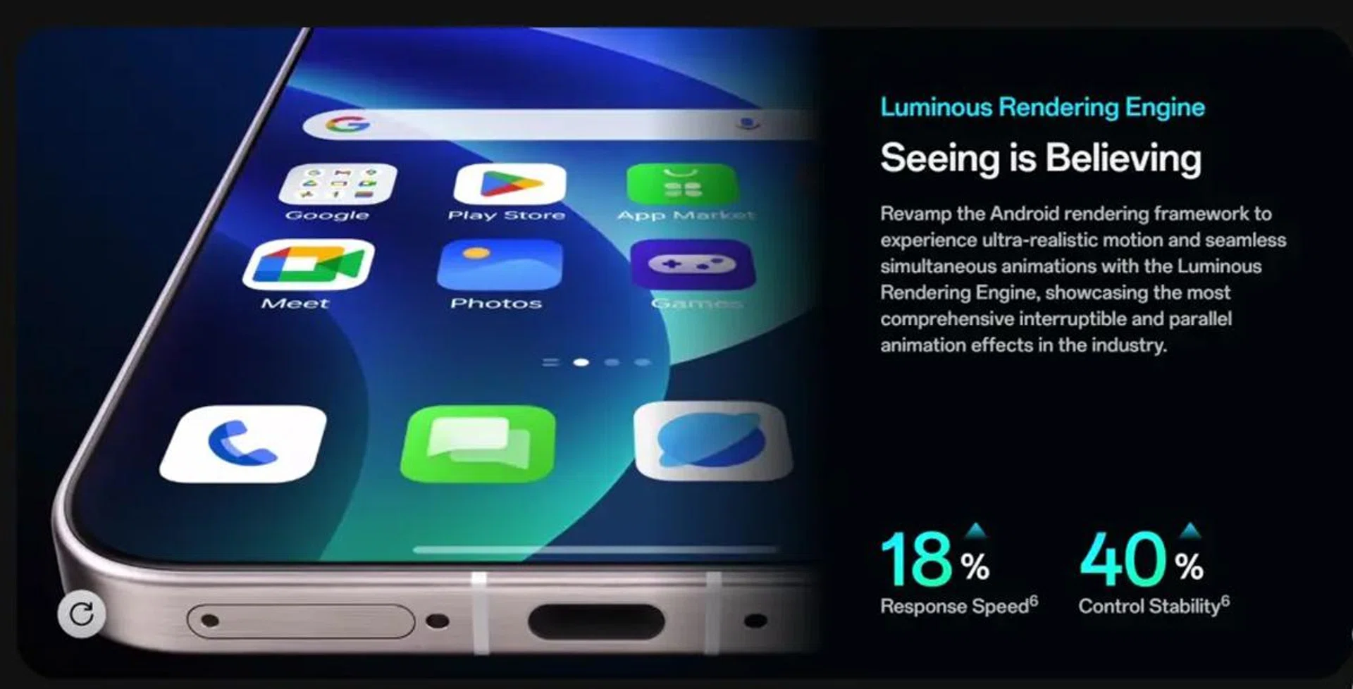 One of the two rendering engines OPPO deploys to make its animations more responsive and speedy. Image: OPPO.