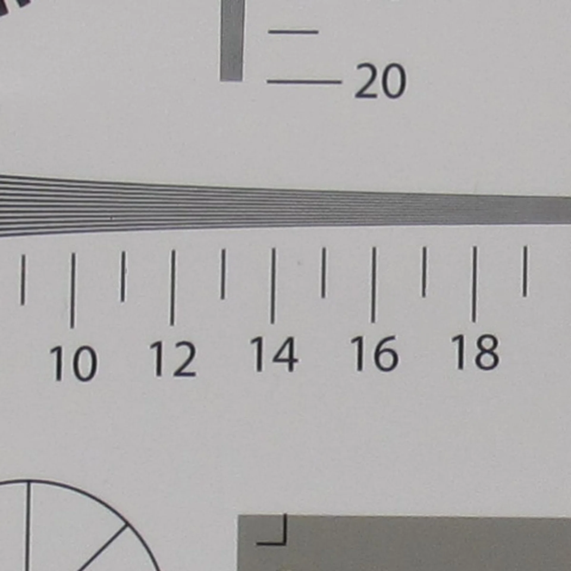 And it also managed 1,600 LPH horizontally on the resolution chart.